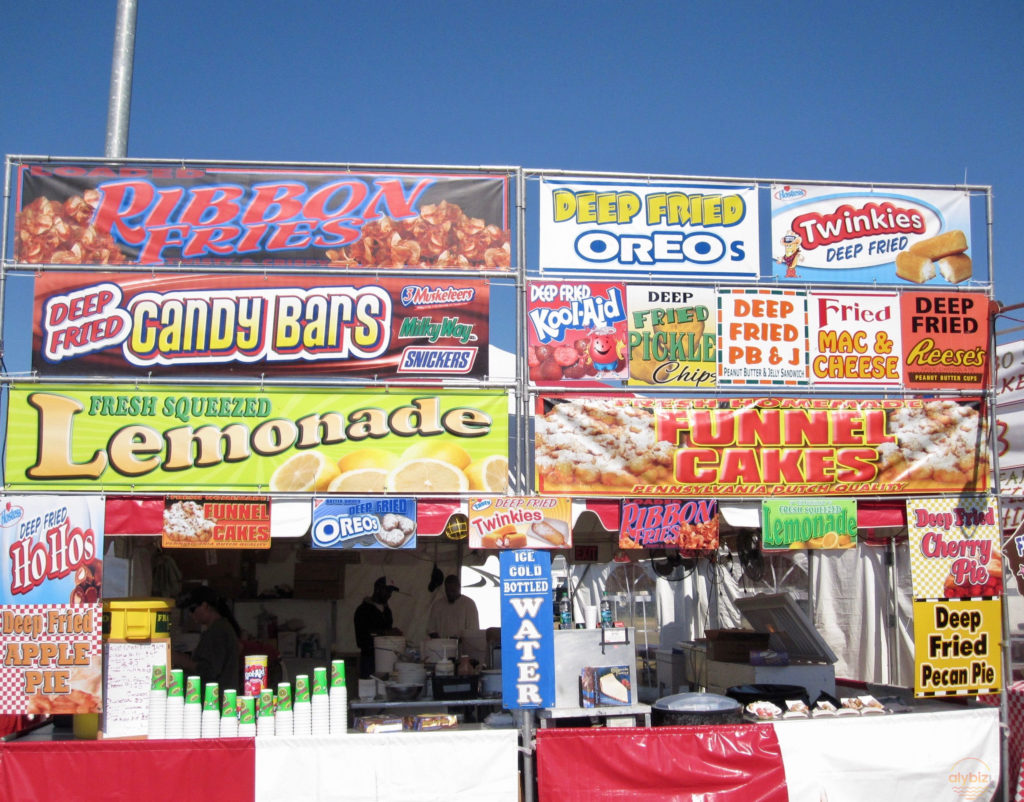 deep fried oreos and racing pigs