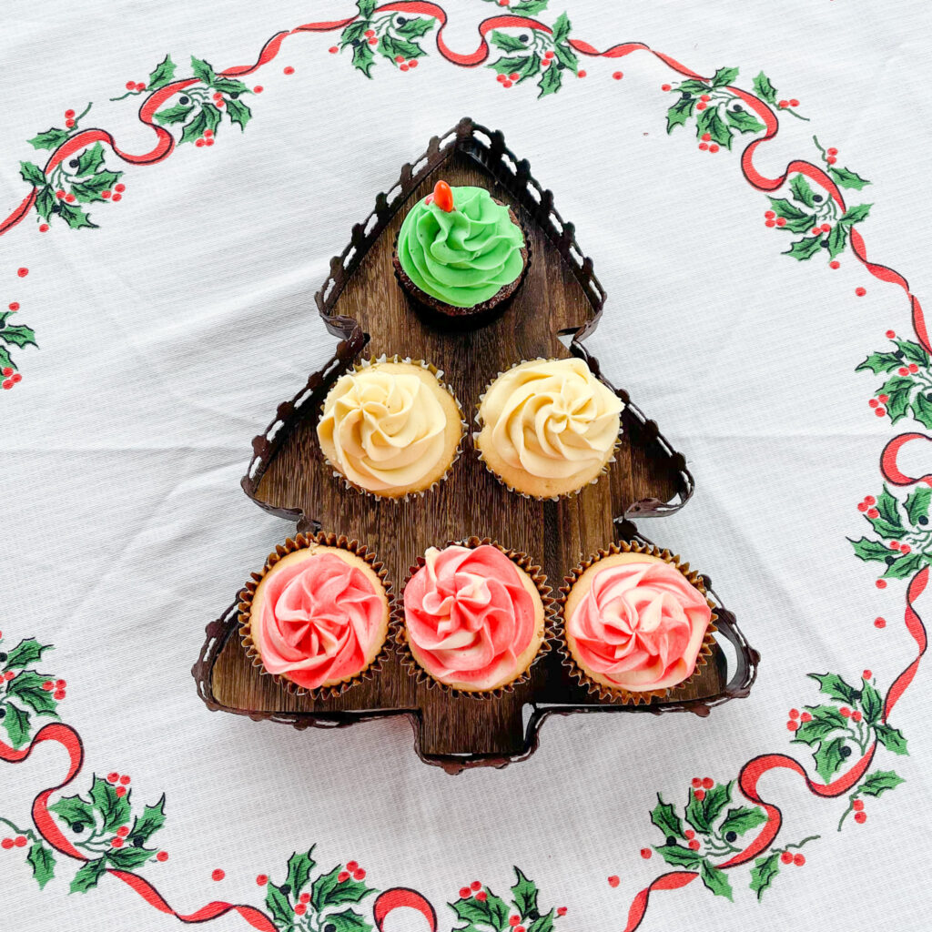 Christmas cupcake